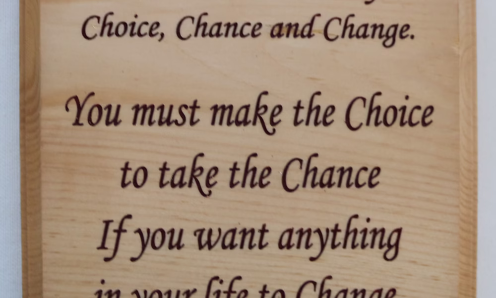 Perchance: The Intersection of Chance and Choice in Our Lives