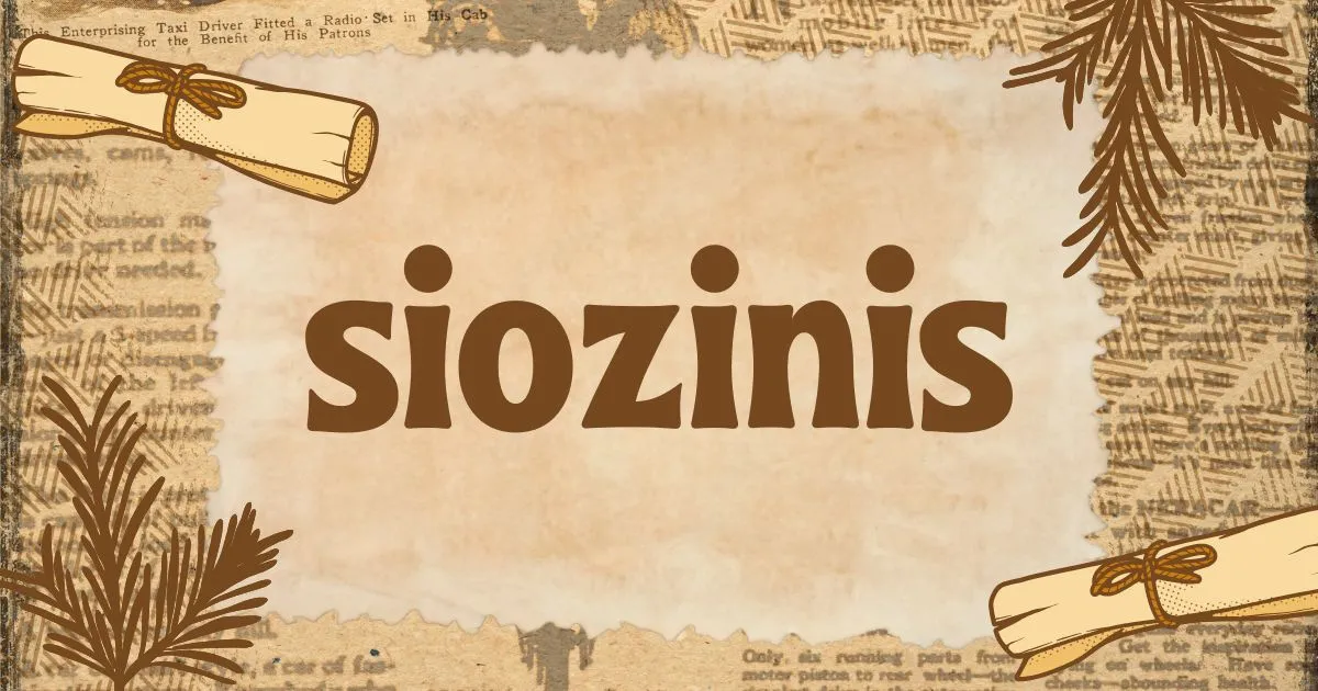 Siozinis: Unique Experiences and Local Secrets