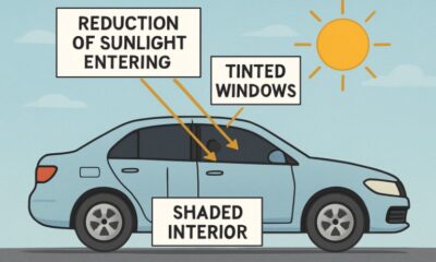 Vehicle with Window Tinting