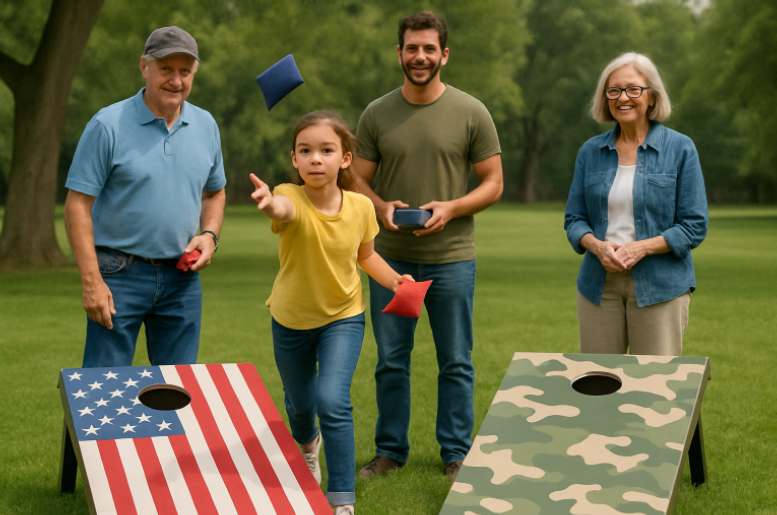 military cornhole