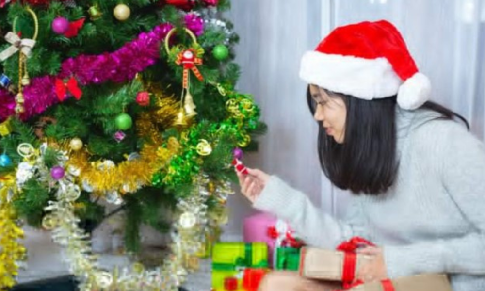 Christmas Tree Flower Decorations