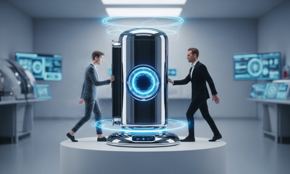 Apple Teleporter: Bridging Distances with Cutting-Edge Technology