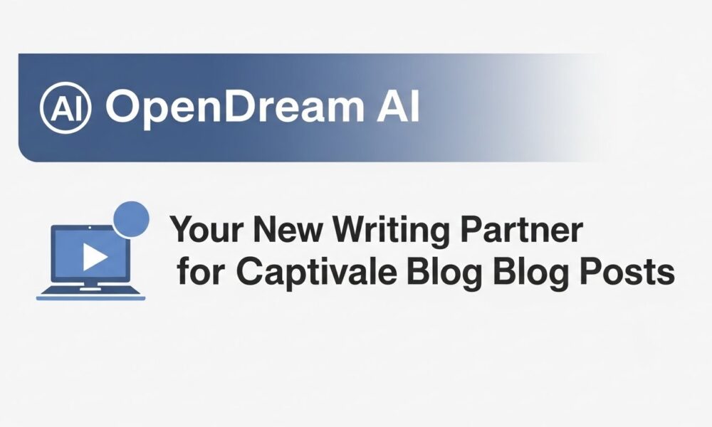OpenDream AI: Your New Writing Partner for Captivating Blog Posts
