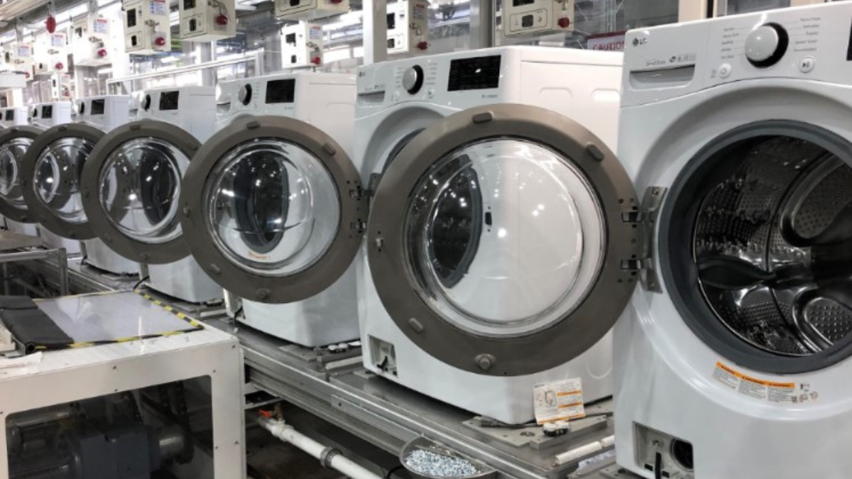 Washing machine factory 