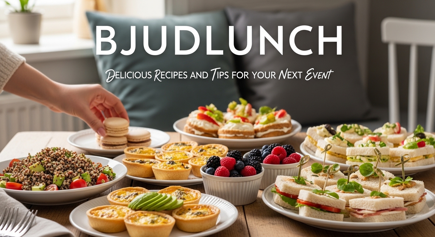 Bjudlunch: Delicious Recipes and Tips for Your Next Event