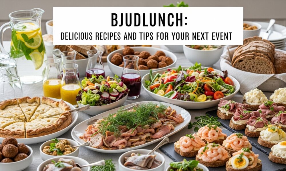 Bjudlunch: Delicious Recipes and Tips for Your Next Event