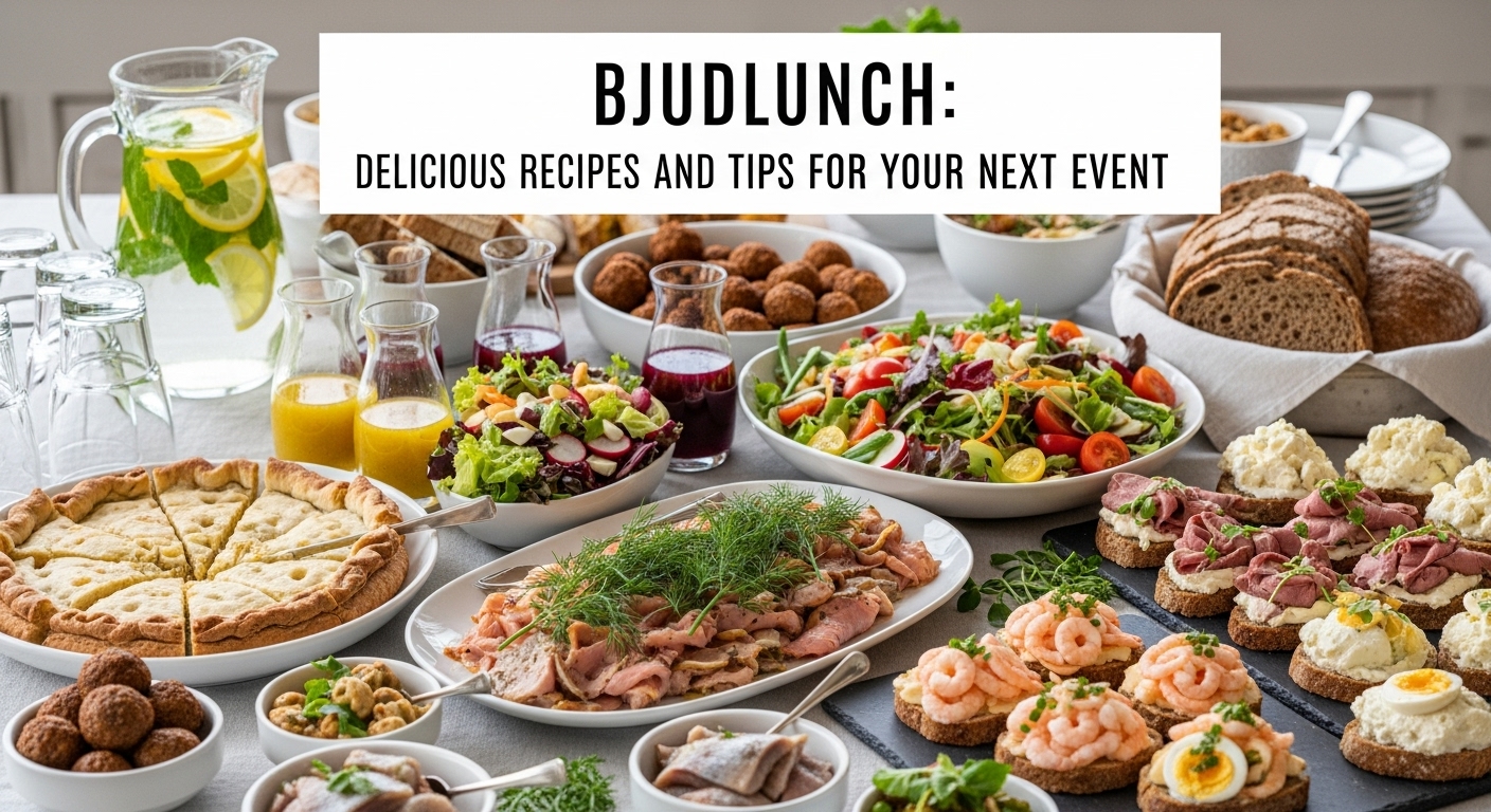 Bjudlunch: Delicious Recipes and Tips for Your Next Event