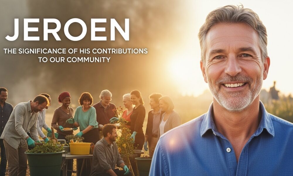 Jeroen: The Significance of His Contributions to Our Community