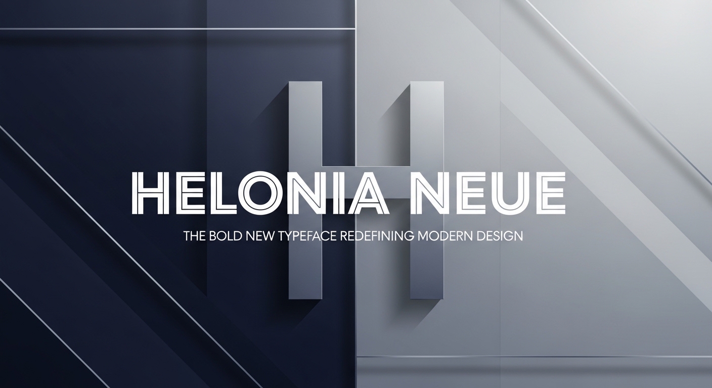 Helonia Neue: The Bold New Typeface Redefining Modern Design