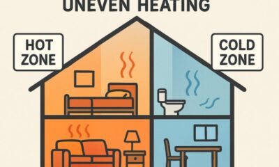 uneven heating