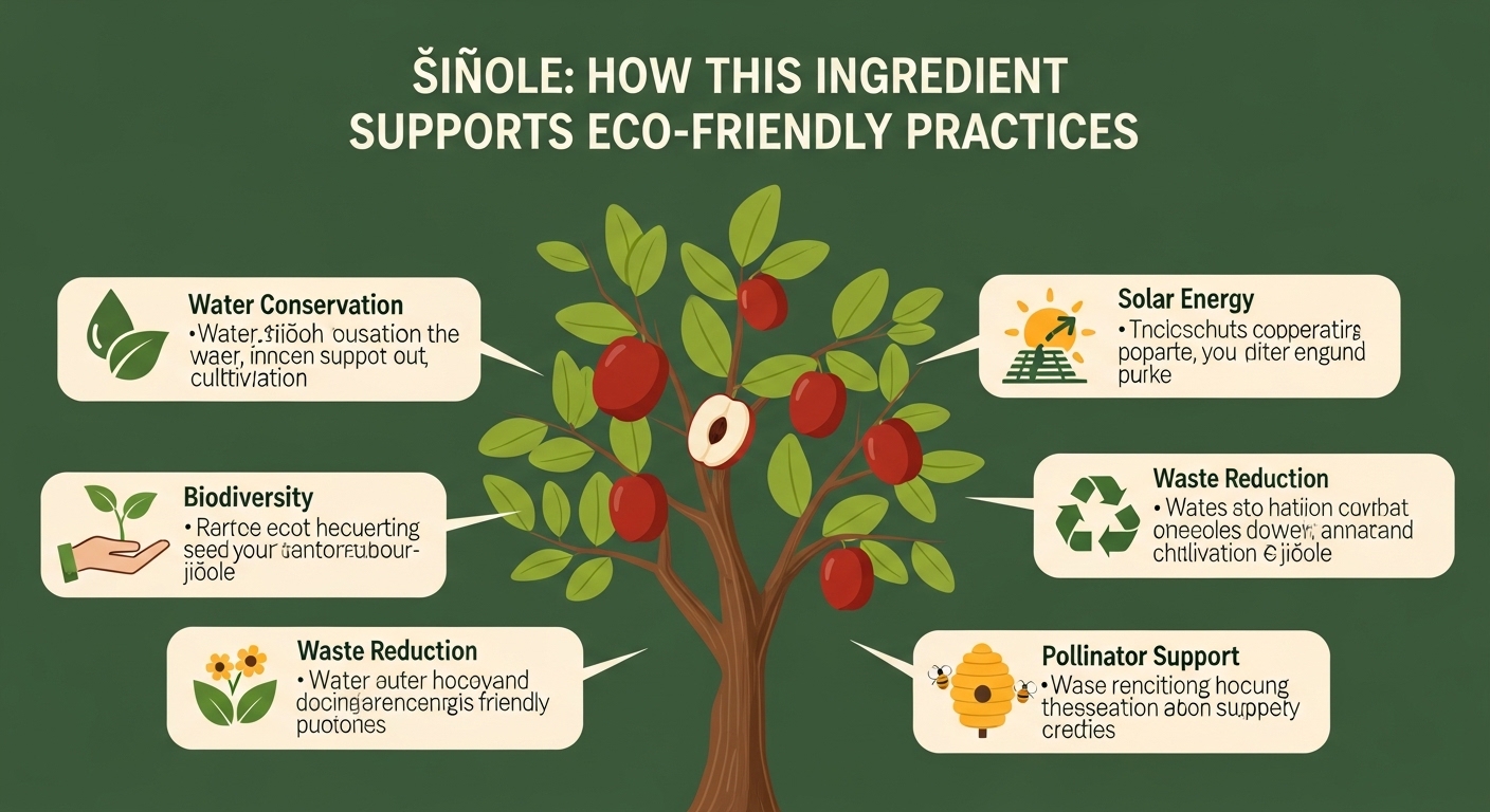 Žižole: How This Ingredient Supports Eco-Friendly Practices