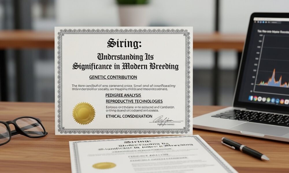 Siring: Understanding Its Significance in Modern Breeding