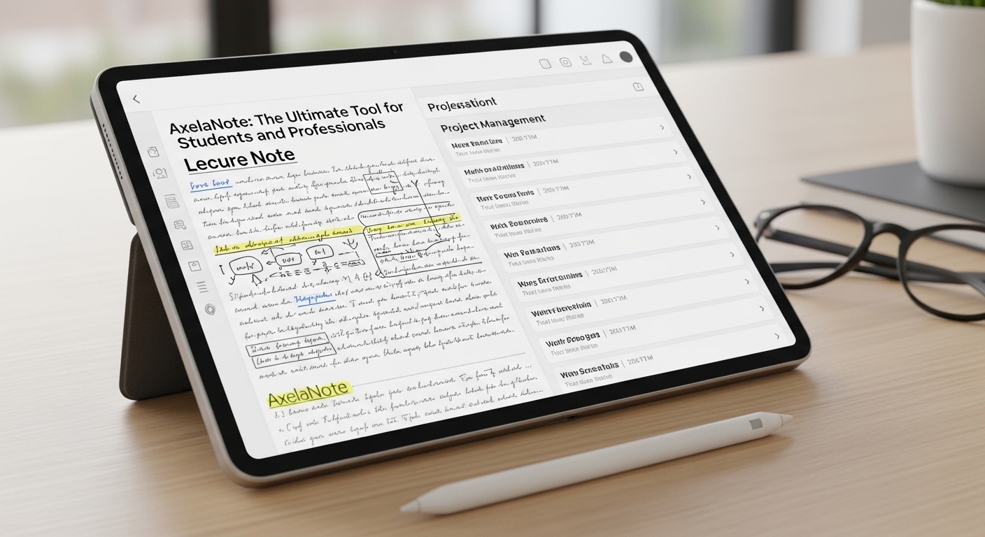 AxelaNote: The Ultimate Tool for Students and Professionals