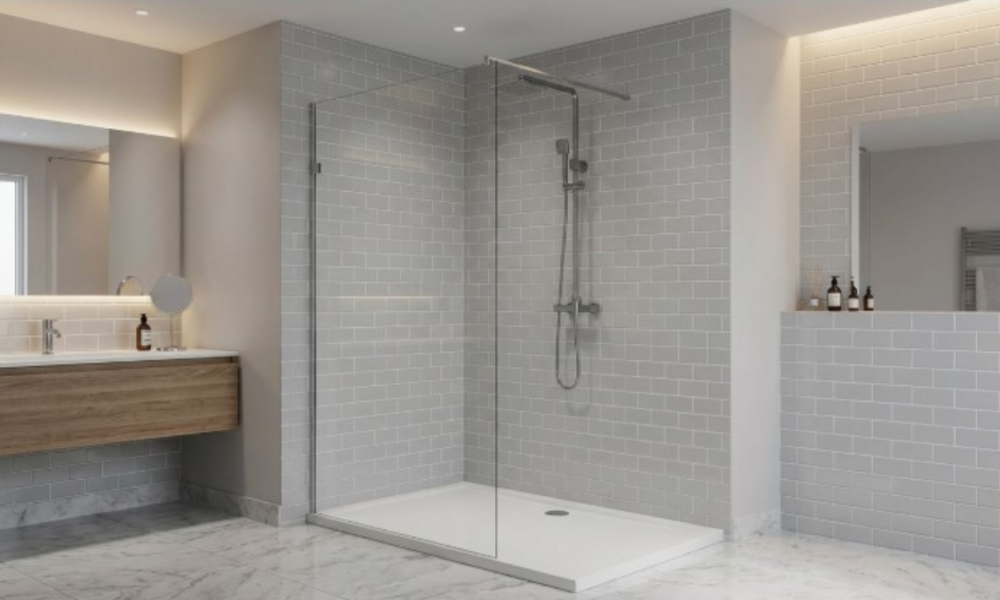 Fixed Glass Shower Panels