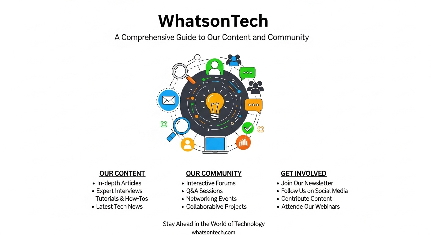 WhatsonTech: A Comprehensive Guide to Our Content and Community