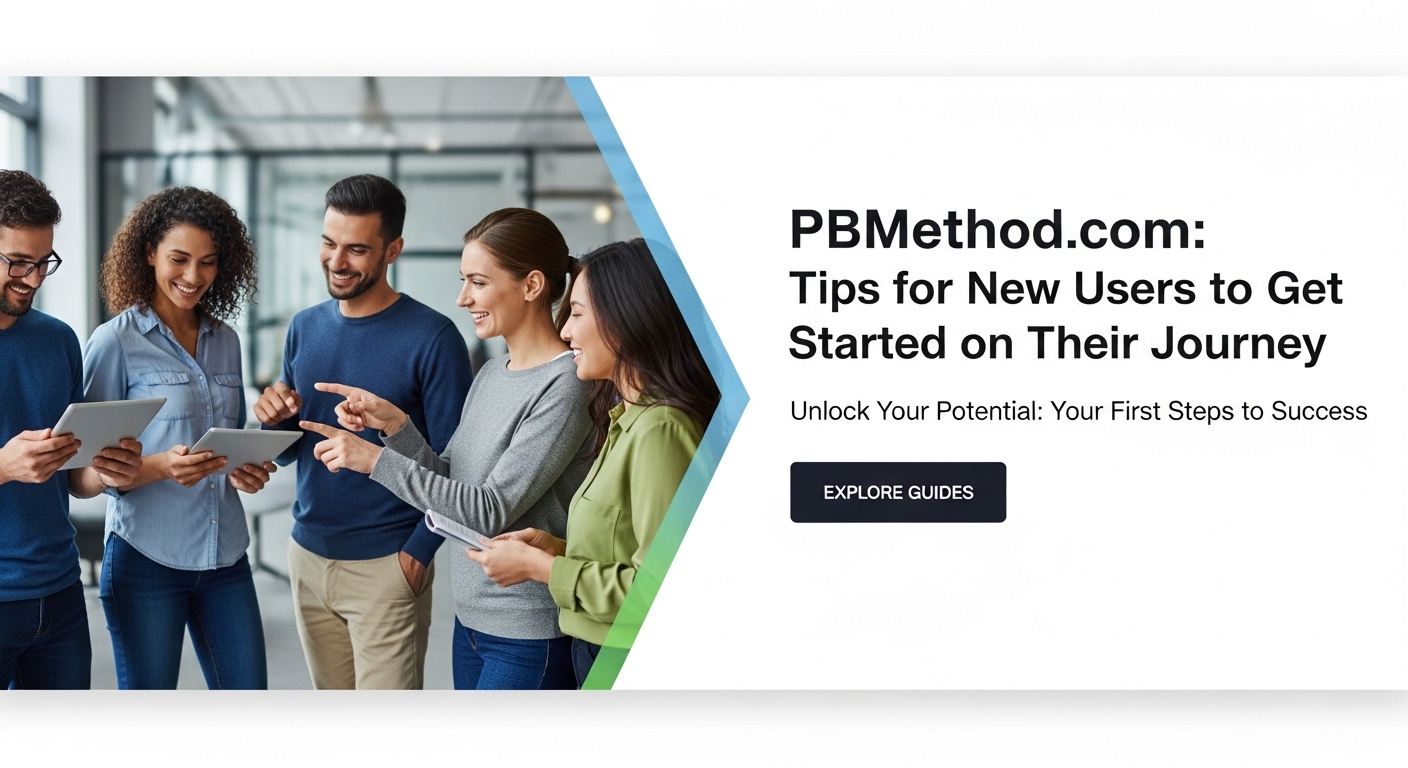 PBMethod com: Tips for New Users to Get Started on Their Journey