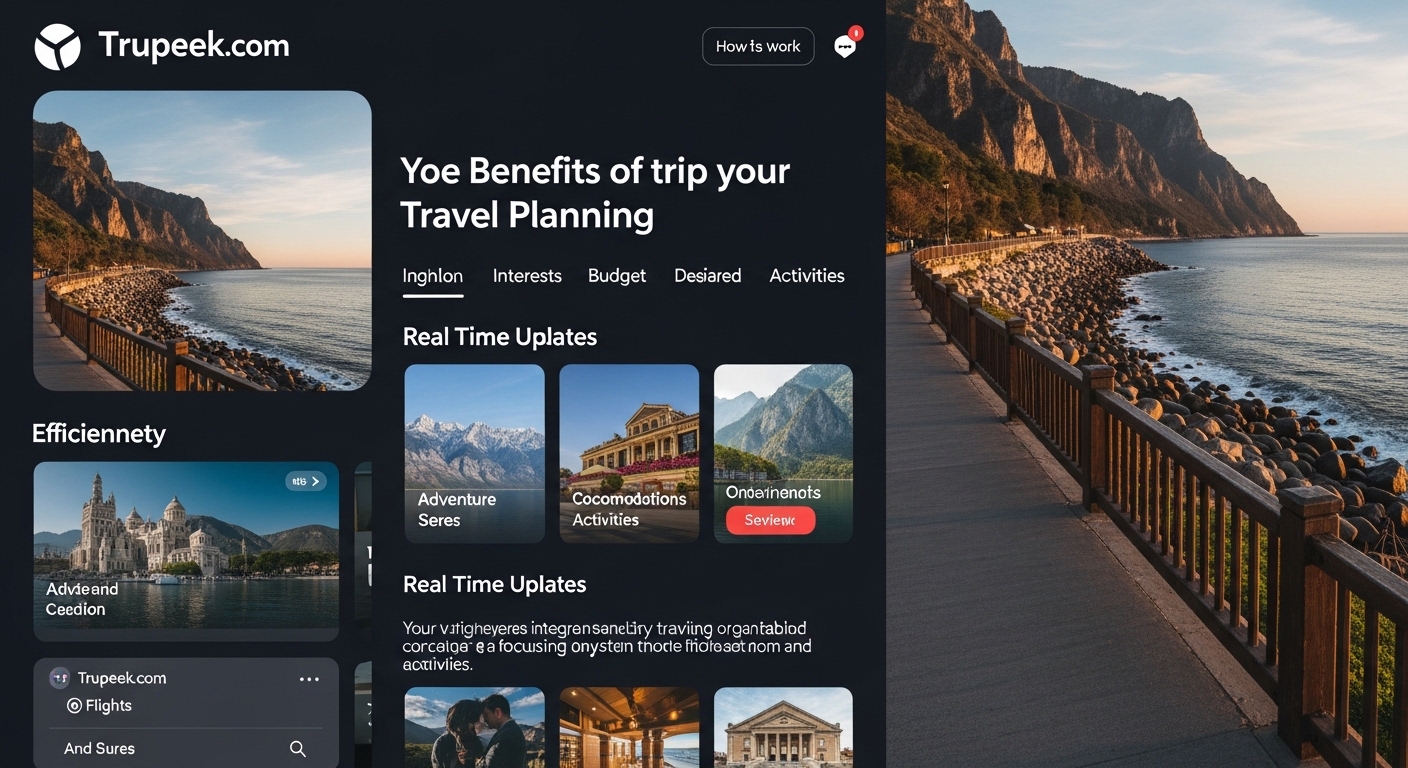 Traveling is one of life's greatest joys. Whether you're seeking adventure in the mountains or relaxation on a beach, planning your journey can be overwhelming. Enter Trupeek com, your ultimate companion for effortless travel planning. With its user-friendly interface and innovative features, Trupeek makes organizing trips simpler and more enjoyable than ever before. Say goodbye to endless searches and complicated itineraries—let’s explore how this platform can transform your travel experience into something truly memorable! What is Trupeek and how does it work? Trupeek com is a dynamic travel planning platform designed to streamline your journey from start to finish. It combines cutting-edge technology with user-friendly features, making it easy for anyone to create the perfect getaway. At its core, Trupeek helps you discover destinations based on your preferences. Simply input your interests, budget, and desired activities. The platform generates personalized suggestions tailored just for you. Once you've selected a destination, Trupeek organizes all aspects of your trip in one place. From booking flights and accommodations to finding local attractions and experiences, it simplifies the entire process. Furthermore, real-time updates keep you informed about flight schedules or changes in hotel availability. With Trupeek’s efficient system working behind the scenes, focusing on creating unforgettable memories becomes effortless! The Benefits of Using Trupeek for Travel Planning Trupeek.com transforms the way you plan your travels. One of its standout features is the ability to tailor your journey based on personal preferences. Whether you're an adventure seeker or a culture enthusiast, Trupeek has something for everyone. Efficiency is another major benefit. The platform consolidates flights, accommodations, and activities into one easy-to-navigate interface. No more endless tabs—everything you need is at your fingertips. Moreover, Trupeek offers real-time updates and alerts about potential changes in travel conditions. You can adjust plans on the fly without stress. The community aspect also shines through with user-generated reviews and recommendations. Travelers share their experiences, helping others make informed decisions that enhance their trips. With seamless integration of all travel components and expert guidance available, planning becomes less daunting and more enjoyable with Trupeek.com. How to Use Trupeek for Destination Inspiration Finding the perfect destination can feel overwhelming. Trupeek simplifies this process, allowing you to explore countless options effortlessly. Start by browsing through curated lists of top travel spots tailored to different interests—be it adventure, relaxation, or cultural immersion. Each suggestion comes with insights and tips that spark your wanderlust. Use the interactive map feature to visualize locations alongside attractions and activities. This tool helps you connect geography with your personal preferences. Engage with user-generated content on Trupeek for real-life experiences and reviews. These candid stories can inspire new ideas about where to go next. Don’t forget to save favorite destinations as you browse. Creating a personalized wishlist makes planning easier when you're ready to book your trip. Organizing Your Trip with Trupeek: Hotels, Flights, and Activities Planning your trip can feel overwhelming, but Trupeek simplifies the entire process. You can easily search for hotels that fit your budget and preferences, offering a range from luxury to budget-friendly options. Finding flights is a breeze with Trupeek's user-friendly interface. You’ll get access to competitive prices and various airlines all in one place. Compare routes and schedules effortlessly. Activities are another highlight of the platform. Discover local attractions, guided tours, or off-the-beaten-path experiences tailored to your interests. Whether it’s adventure sports or cultural immersions, there's something for everyone. Trupeek helps you create a cohesive itinerary by integrating all these elements seamlessly. Say goodbye to juggling multiple tabs or apps—everything you need is at your fingertips for an organized travel experience! Tips for Saving Money with Trupeek Using Trupeek for your travel planning can help you save a significant amount of money with a few smart strategies. First, keep an eye on flexible dates. Traveling during off-peak times often leads to lower rates on flights and accommodations. With Trupeek's search capabilities, you can easily identify the best deals available within a range of dates. Next, utilize their comparison tools. By checking various options for hotels and activities side by side, you can make informed choices that fit your budget without sacrificing quality. Don’t forget about exclusive discounts. Trupeek frequently offers promotions or partnerships with local businesses that provide extra savings not found elsewhere. Sign up for alerts on price drops. This feature allows you to stay updated on any changes in fares or special offers as they come up, ensuring you're always getting the best deal possible while planning your trip. Personalized Travel Plans with Trupeek's Expert Consultants Trupeek offers a unique advantage with its team of expert consultants who specialize in personalized travel plans. These professionals take the time to understand your preferences, interests, and budget. Whether you dream of exploring vibrant cities or relaxing on serene beaches, they tailor each itinerary to fit your vision. You’ll receive recommendations that resonate with what you truly desire from your trip. The process is simple yet effective. After an initial consultation, the experts curate options for accommodations, activities, and local experiences. They ensure every detail aligns perfectly with your travel style. With Trupeek’s insightful advice and insider knowledge, you'll discover hidden gems often overlooked by mainstream guides. This level of personalization transforms ordinary trips into unforgettable adventures tailored just for you. Conclusion Trupeek com is transforming the way we approach travel planning. By offering a user-friendly platform, it simplifies the entire process from inspiration to booking. With its myriad features and expert guidance, travelers can curate unique experiences tailored to their preferences. With Trupeek, finding your next adventure doesn't have to be daunting. The benefits are clear: save time, enhance creativity in trip choices, and enjoy personalized service that caters specifically to you. Whether you're looking for budget-friendly options or luxury escapes, Trupeek has something for everyone. The next time you're ready to embark on a journey, consider exploring what Trupeek has to offer. You might just discover that planning your dream vacation can be as enjoyable as the trip itself!