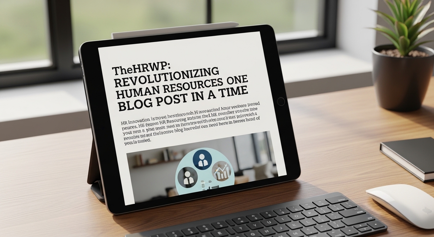 TheHRWP: Revolutionizing Human Resources One Blog Post at a Time