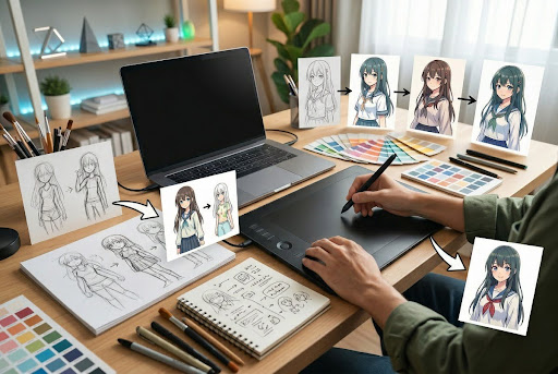 AI Anime Art