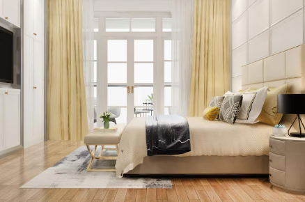 bedroom curtains