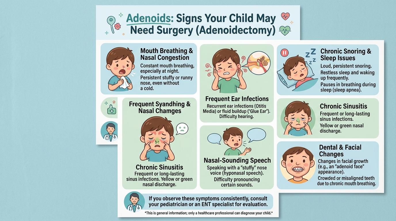 Adenoidid: Signs Your Child May Need Surgery