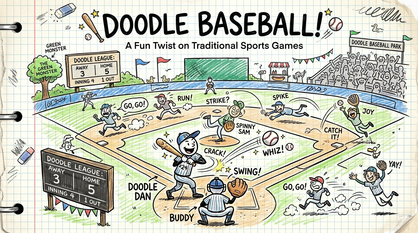 Doodle Baseball: A Fun Twist on Traditional Sports Games