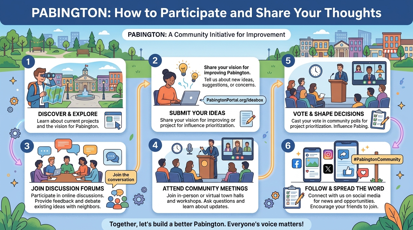Pabington: How to Participate and Share Your Thoughts