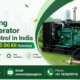 How Aceget is Transforming Diesel SGenerator Emission Control in India with Advanced RECD DG Kit Solution
