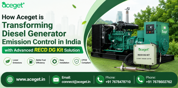 How Aceget is Transforming Diesel SGenerator Emission Control in India with Advanced RECD DG Kit Solution