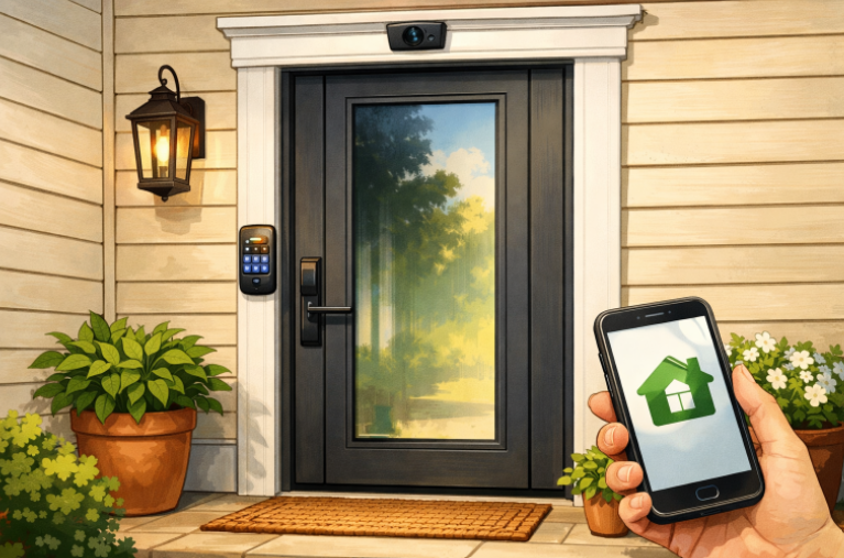 Smart Doors on Modern Homes