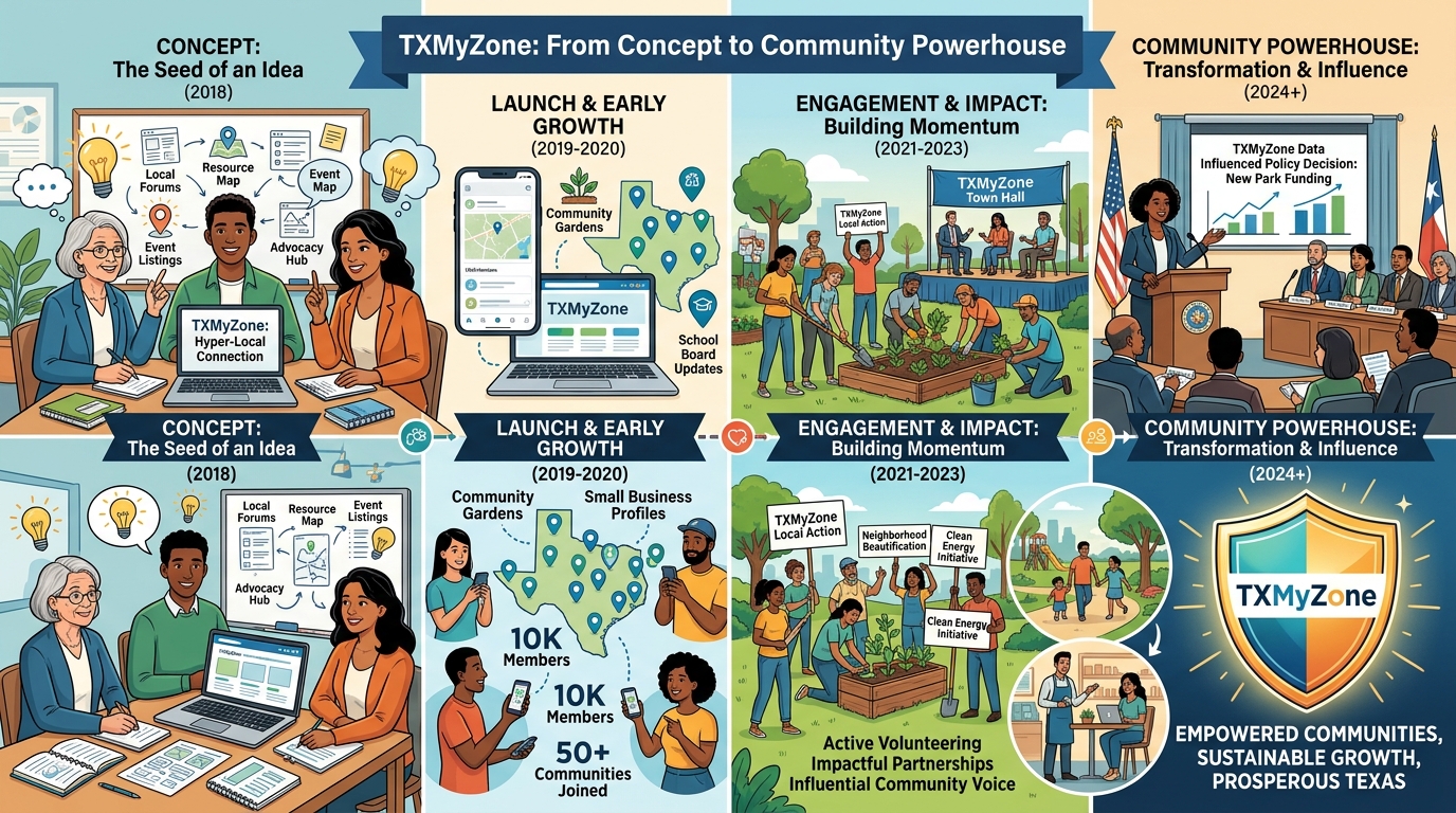 TXMyZone: From Concept to Community Powerhouse