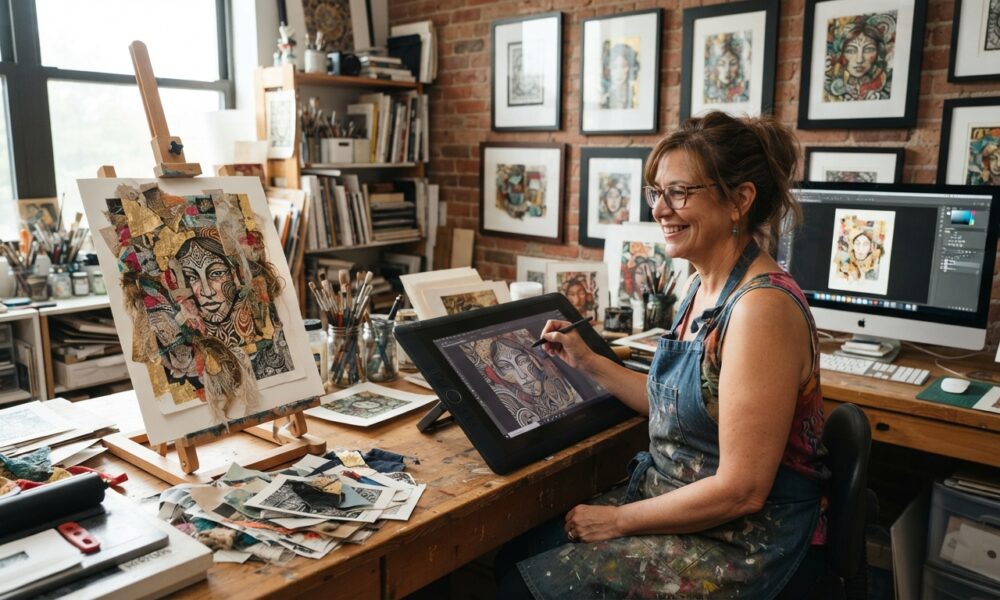 Donna Sicuranza: Merging Tradition and Innovation in Her Artwork