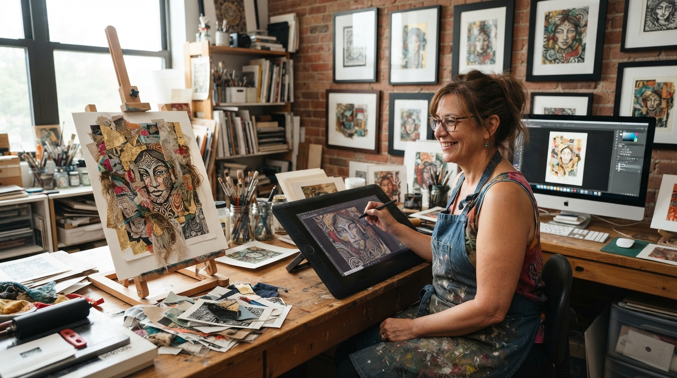Donna Sicuranza: Merging Tradition and Innovation in Her Artwork