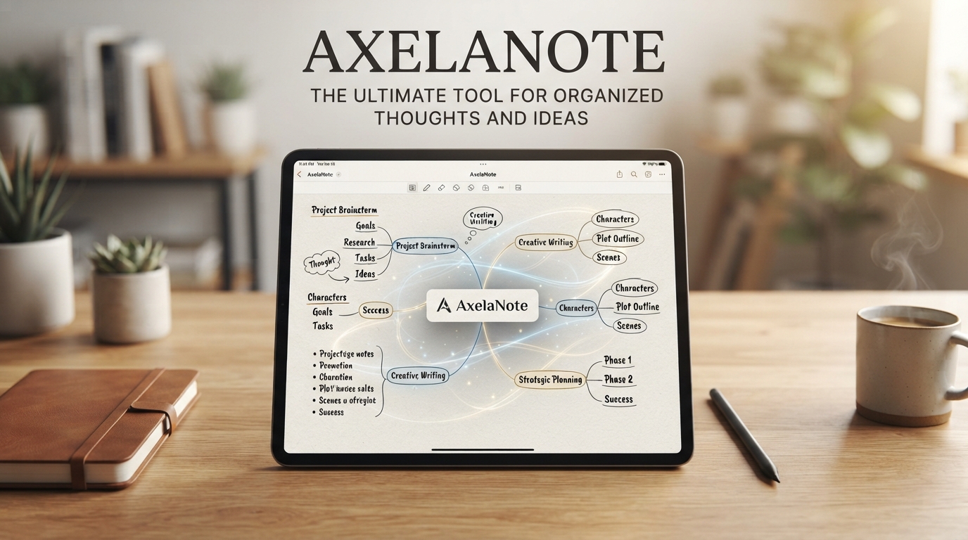 AxelaNote: The Ultimate Tool for Organized Thoughts and Ideas