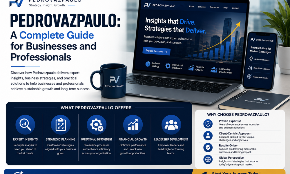 Pedrovazpaulo: A Complete Guide for Businesses and Professionals