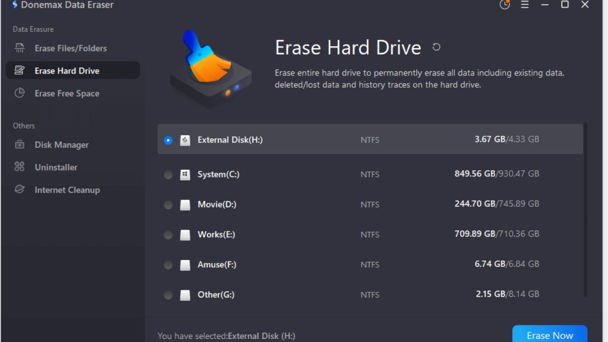 Donemax Data Eraser