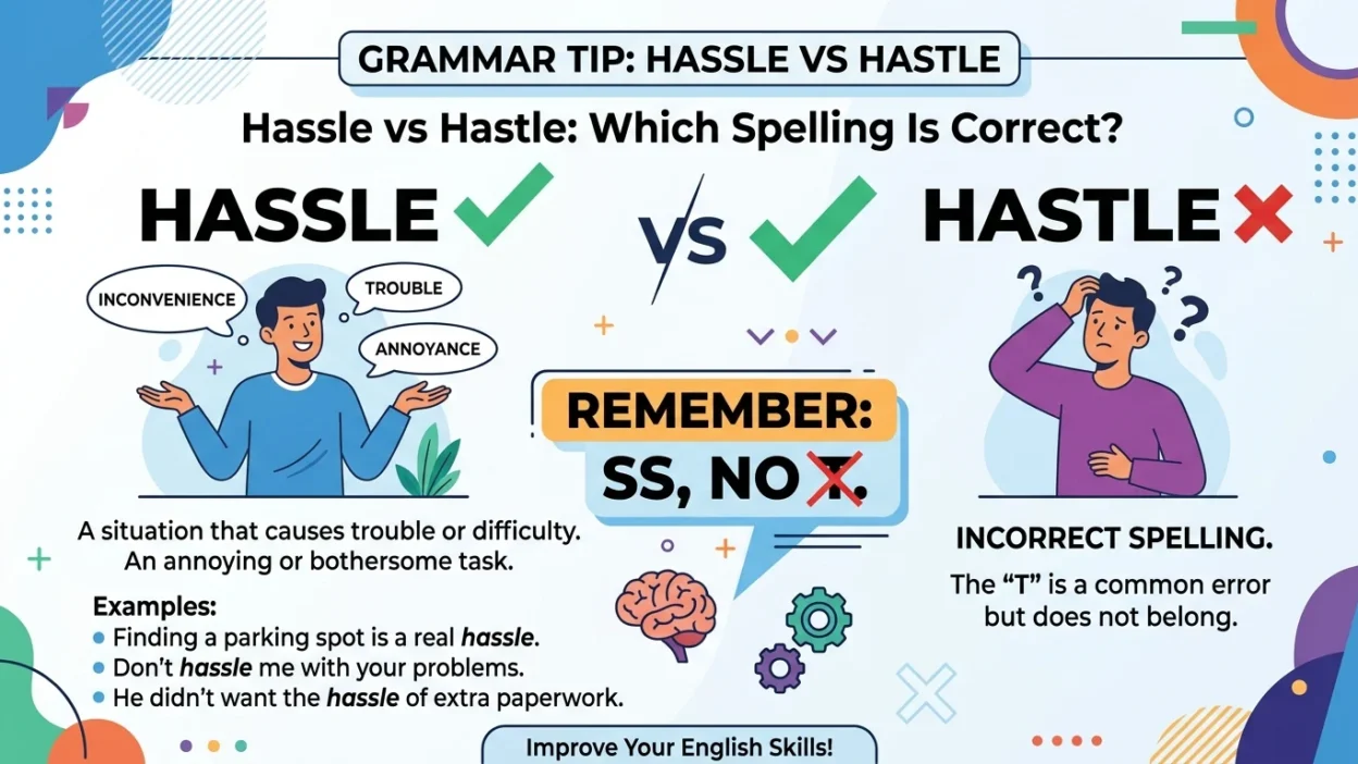 Hastle: Why This Misspelling Appears So Often Online