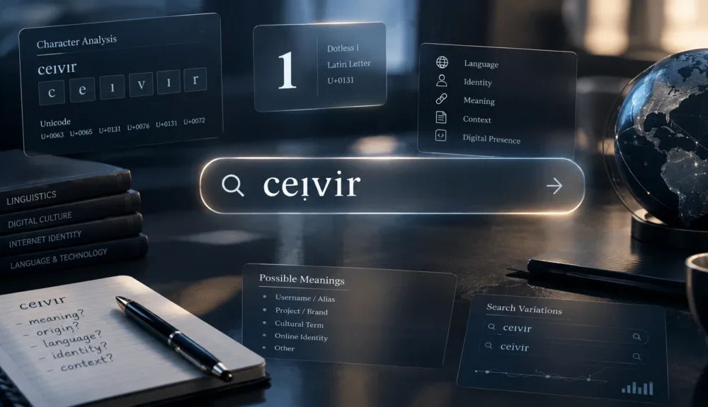 Ceıvır: How One Unfamiliar Term Can Spark Online Interest