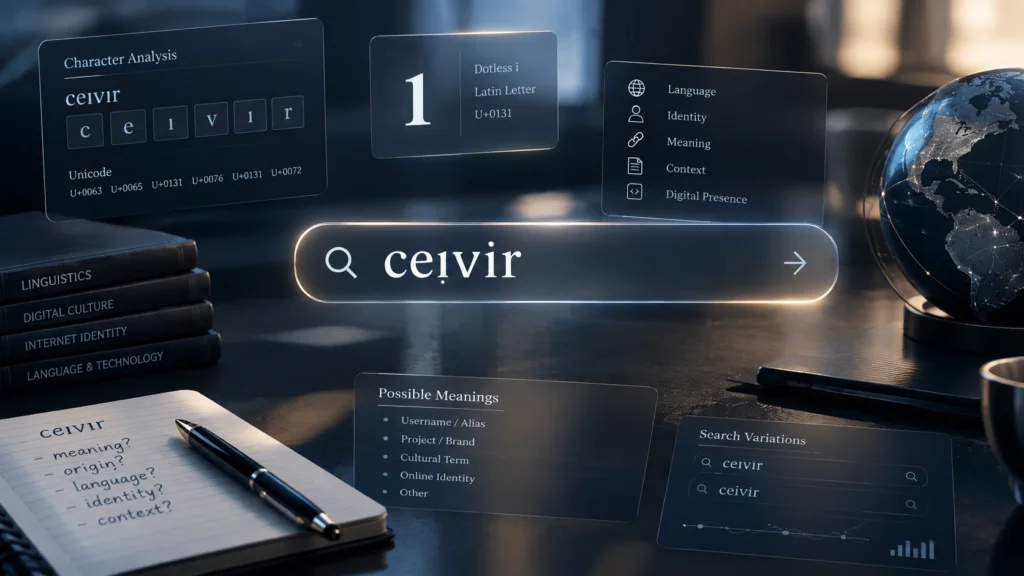 Ceıvır: How One Unfamiliar Term Can Spark Online Interest