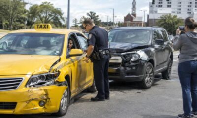 Mobile Taxi Accident