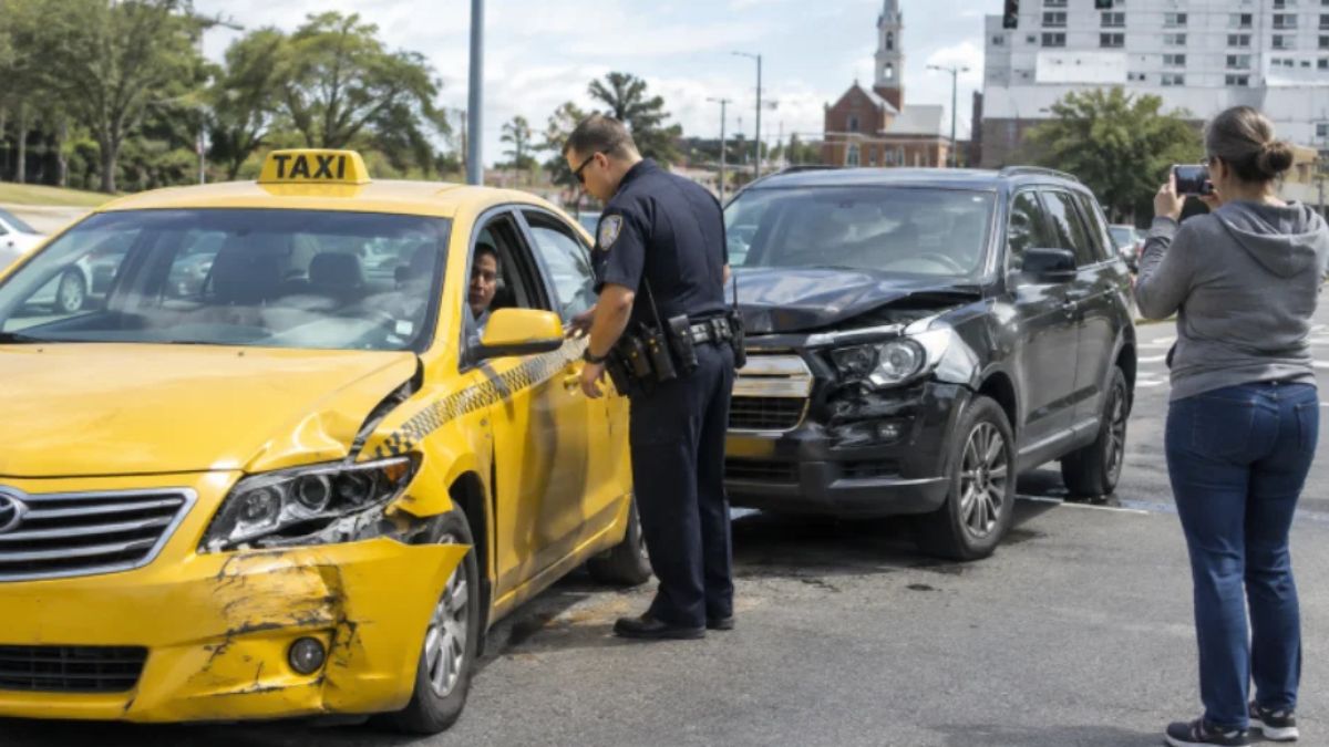 Mobile Taxi Accident
